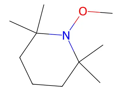 1-Methoxy-2,2,6,6-tetramethylpiperidine structure