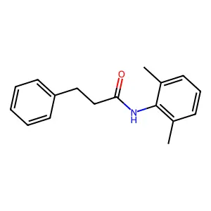 N-(2,6-dimethylphenyl)-3-phenylpropanamide structure
