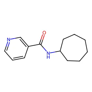 N-环庚基吡啶-3-甲酰胺 structure