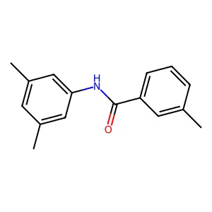 N-(3,5-dimethylphenyl)-3-methylbenzamide structure