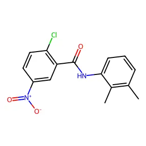 2-chloro-N-(2,3-dimethylphenyl)-5-nitrobenzamide structure