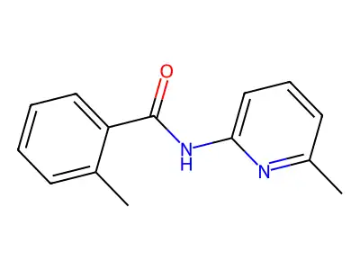 2-methyl-N-(6-methylpyridin-2-yl)benzamide structure
