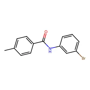 N-(3-bromophenyl)-4-methylbenzamide structure