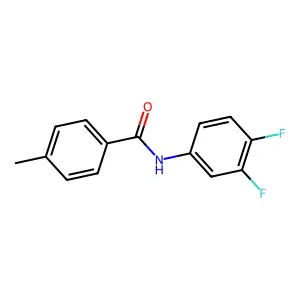 N-(3,4-difluorophenyl)-4-methylbenzamide structure