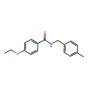 4-ethoxy-N-[(4-methylphenyl)methyl]benzamide structure