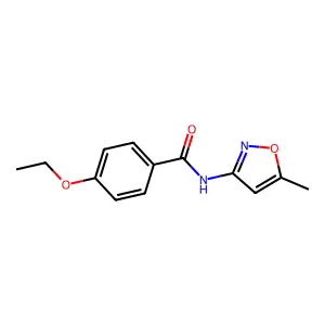 4-ethoxy-N-(5-methyl-3-isoxazolyl)benzamide structure