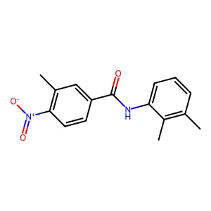 N-(2,3-dimethylphenyl)-3-methyl-4-nitrobenzamide structure