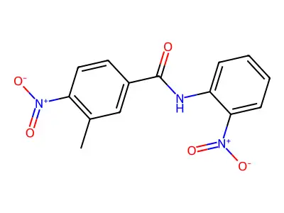 3-methyl-4-nitro-N-(2-nitrophenyl)benzamide structure