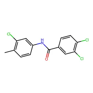 3,4-二氯-N-(3-氯-4-甲基苯基)苯甲酰胺 structure