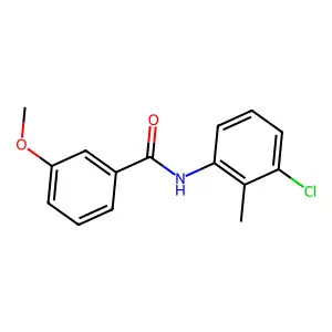 N-(3-chloro-2-methylphenyl)-3-methoxybenzamide structure