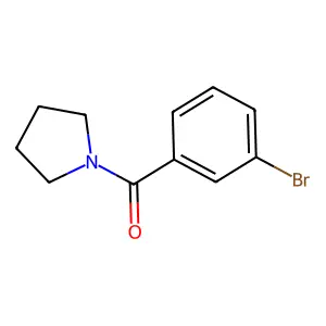 (3-Bromobenzoyl)pyrrolidine structure
