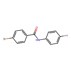 4-bromo-N-(4-iodophenyl)benzamide structure