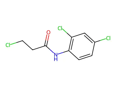 3-chloro-N-(2,4-dichlorophenyl)propanamide structure