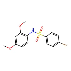 4-Bromo-N-(2,4-dimethoxyphenyl)benzenesulfonamide structure