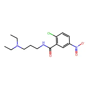 2-chloro-N-[3-(diethylamino)propyl]-5-nitrobenzamide structure