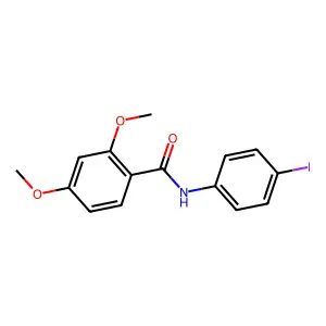 N-(4-iodophenyl)-2,4-dimethoxybenzamide structure