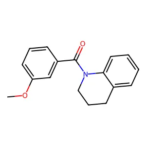 1-(3-Methoxybenzoyl)-1,2,3,4-tetrahydroquinoline structure