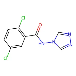 2,5-dichloro-N-(1,2,4-triazol-4-yl)benzamide structure