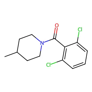 (2,6-Dichlorophenyl)(4-methylpiperidin-1-yl)methanone structure
