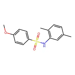 N-(2,5-dimethylphenyl)-4-methoxybenzenesulfonamide structure