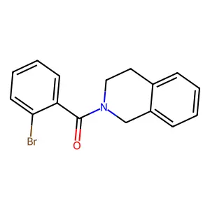 2-(2-Bromobenzoyl)-1,2,3,4-tetrahydroisoquinoline structure