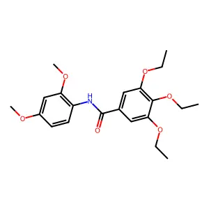 N-(2,4-dimethoxyphenyl)-3,4,5-triethoxybenzamide structure