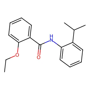 2-ethoxy-N-[2-(propan-2-yl)phenyl]benzamide structure