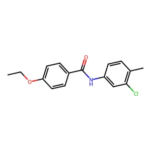 N-(3-chloro-4-methylphenyl)-4-ethoxybenzamide structure