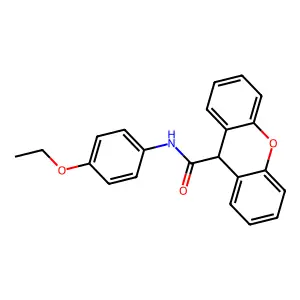 N-(4-乙氧基苯基)-9H-呫吨-9-甲酰胺 structure