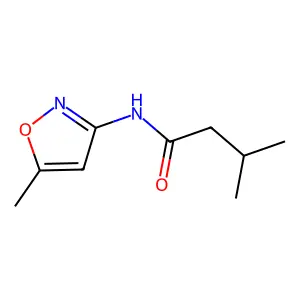 3-methyl-N-(5-methyl-1,2-oxazol-3-yl)butanamide structure