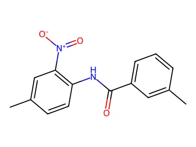 3-methyl-N-(4-methyl-2-nitrophenyl)benzamide structure