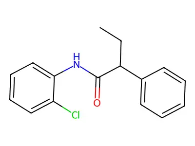 N-(2-chlorophenyl)-2-phenylbutanamide structure