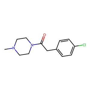 1-[(4-Chlorophenyl)acetyl]-4-methylpiperazine structure