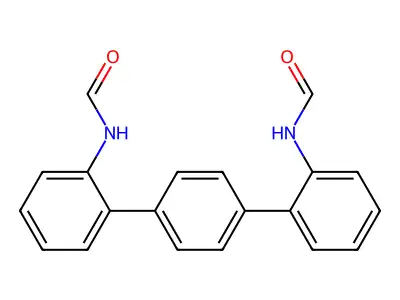 N-(2-Formylamino-(1,1',4',1'')terphenyl-2''-YL)-formamide structure
