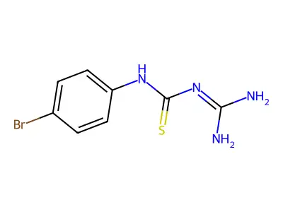 1-Amidino-3-(4-bromophenyl)-2-thiourea structure