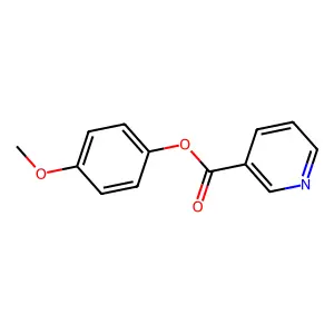 4-Methoxyphenyl nicotinate structure