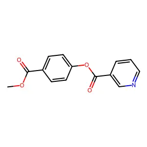 4-(Methoxycarbonyl)phenyl nicotinate structure