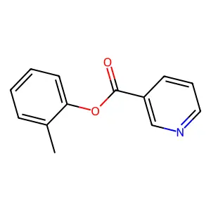 2-Methylphenyl nicotinate structure