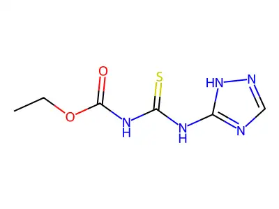 ethyl N-(1H-1,2,4-triazol-5-ylcarbamothioyl)carbamate structure