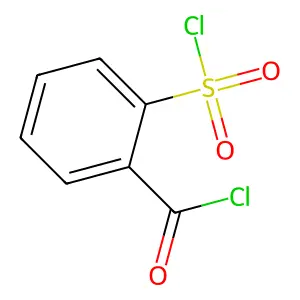 2-(Chlorosulfonyl)benzoyl chloride structure