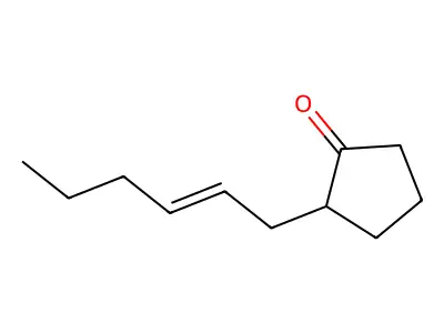 2-Hex-2-enylcyclopentan-1-one structure