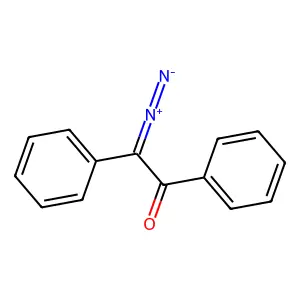 Ethanone, diazodiphenyl- structure