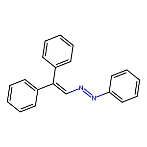 2,2-Diphenylethenyl(phenyl)diazene structure