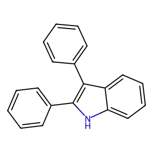 2,3-diphenyl-1H-indole structure