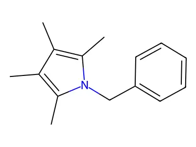 Pyrrole, 1-benzyl-2,3,4,5-tetramethyl- structure