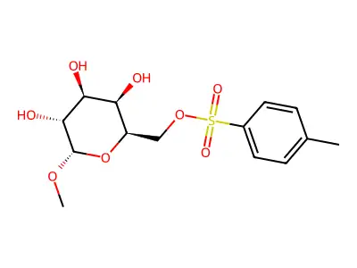 methyl 6-o-tosyl-alpha-d-galactopyranoside structure