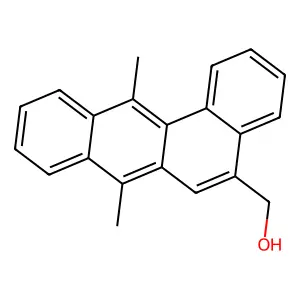 Benz[a]anthracene-5-methanol, 7,12-dimethyl- structure
