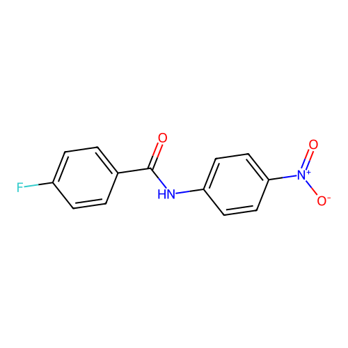 4-fluoro-N-(4-nitrophenyl)benzamide structure