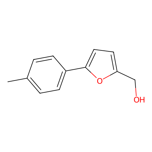 (5-(p-Tolyl)furan-2-yl)methanol structure