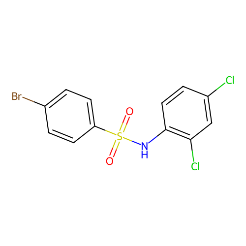 4-bromo-N-(2,4-dichlorophenyl)benzenesulfonamide structure
